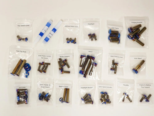 Warp 9 Surron LBX Titanium Chassis Kit