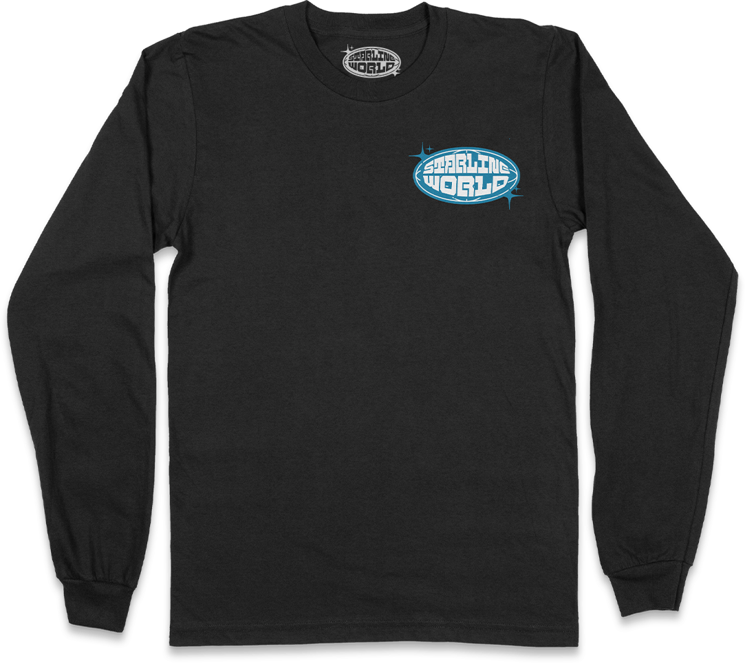 StarlineWorld (Black-Blue) Long Sleeve