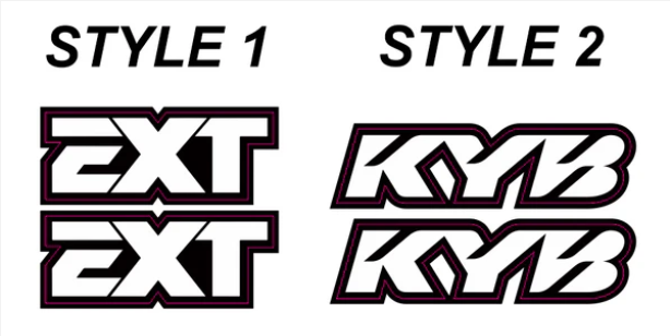 Fork Tube Decals