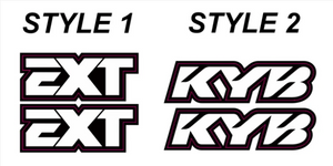 Fork Tube Decals