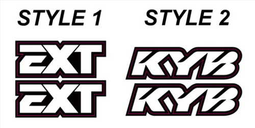 Fork Tube Decals
