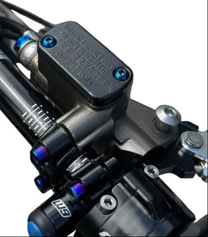 Ultra/Moto brake resovoir titanium(2pc)