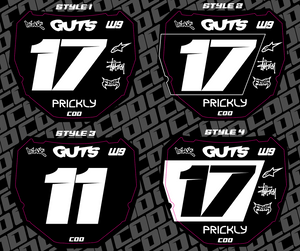 Odi Number Plate Decal