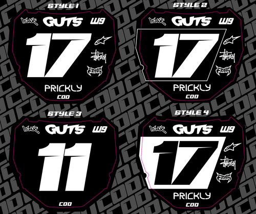 Odi Number Plate Decal