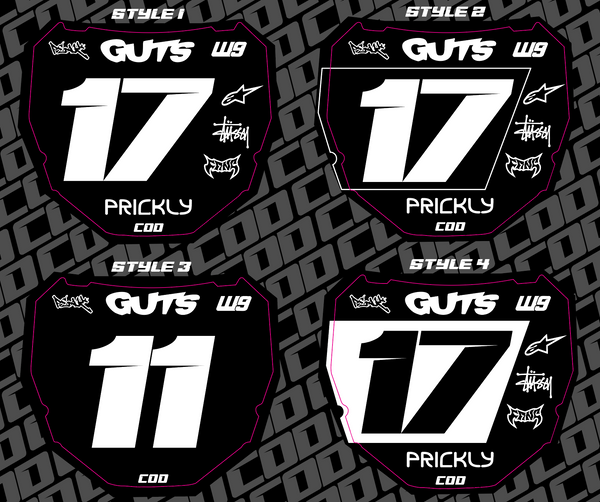 Odi Number Plate Decal – Etronnix Designs