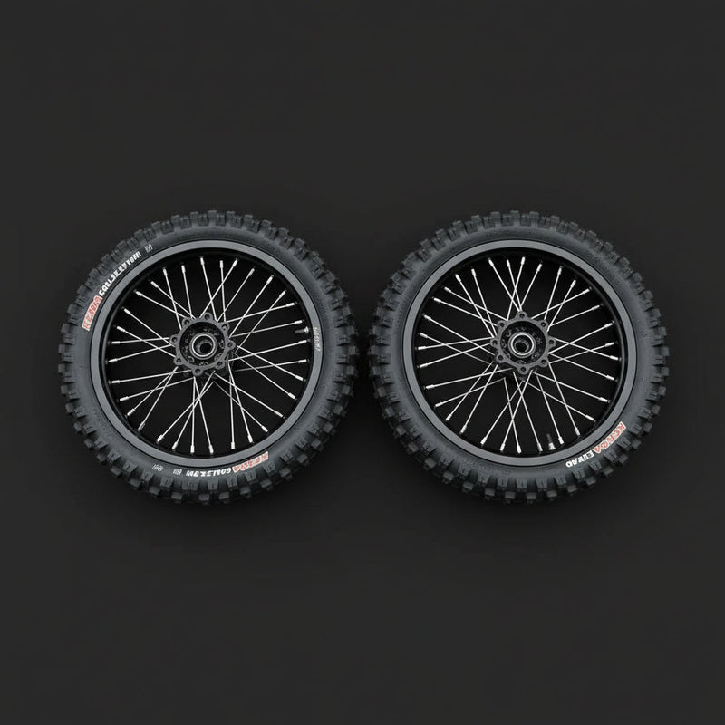 Tuttio Soleil 01 Complete 17/14" PitBike Wheelset.